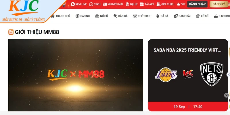 MM88 gia nhập liên minh KJC