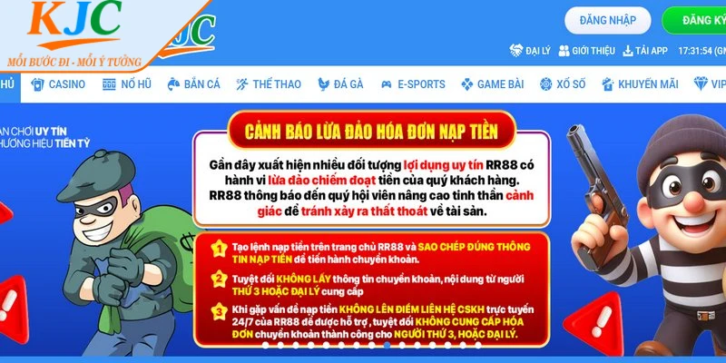 RR88 gia nhập liên minh KJC